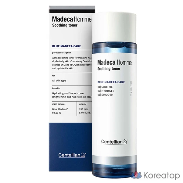 Тоник для лица Dongkook Pharmaceutical Centellian24 Madeca Homme, 1 шт., 150 мл