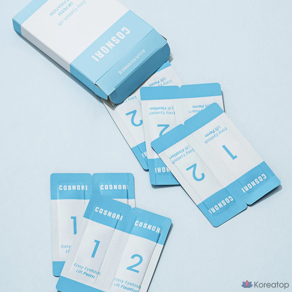 Набор для завивки ресниц Cosnori Easy Eyelash Perm Kit, 5 применений, разные цвета, 1 шт.