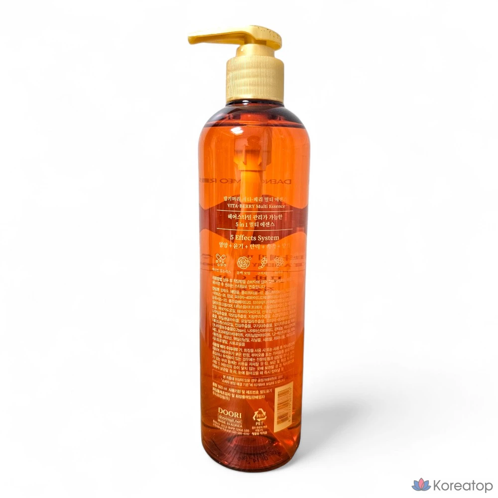 Daenggi Meori Vita Berry 5 в 1 Многофункциональная эссенция для волос, 1 шт., 500 мл