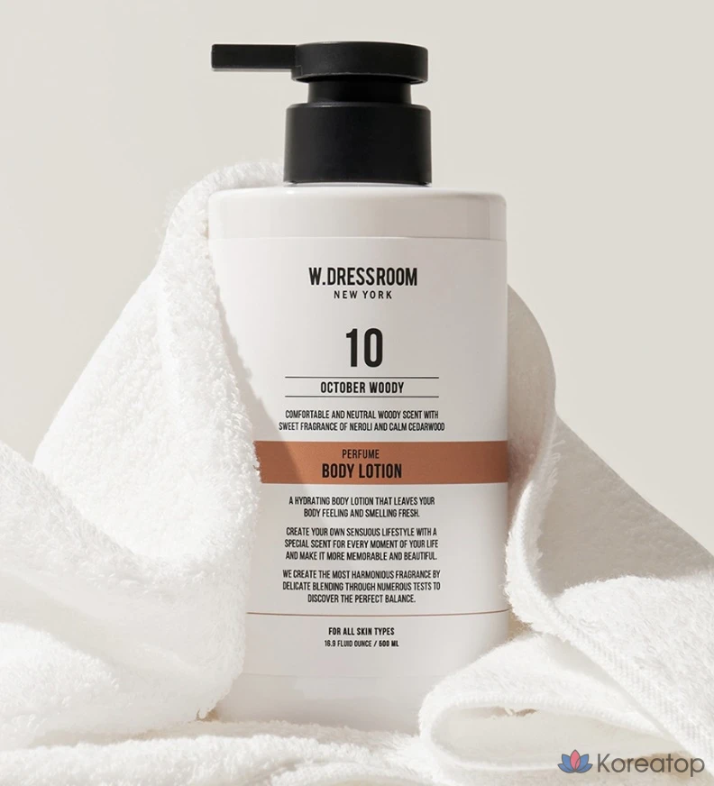 Набор W.Dressroom: гель для душа и лосьон для тела 10 October Woody, 1 шт.