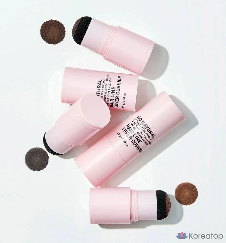 Тональный крем So Natural Hairline Cover Cushion, 2,5 г, темно-коричневый, 1 шт., фото 4