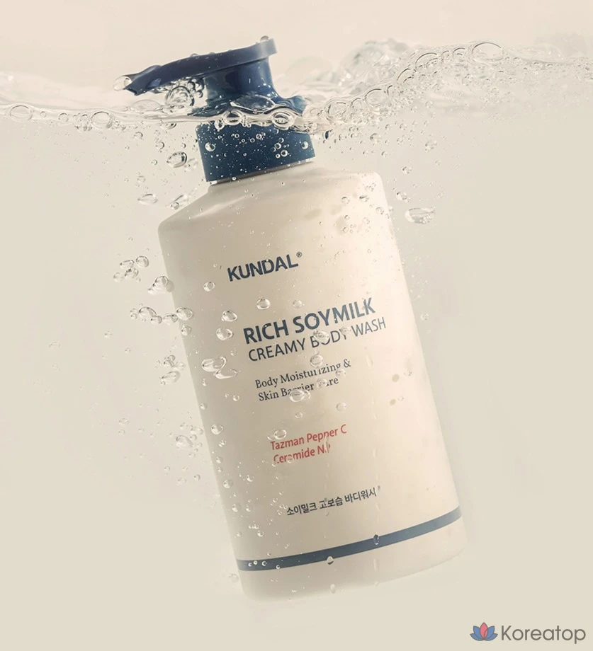Кремообразный гель для душа Kundal с соевым молоком, 500 мл, 1 шт.