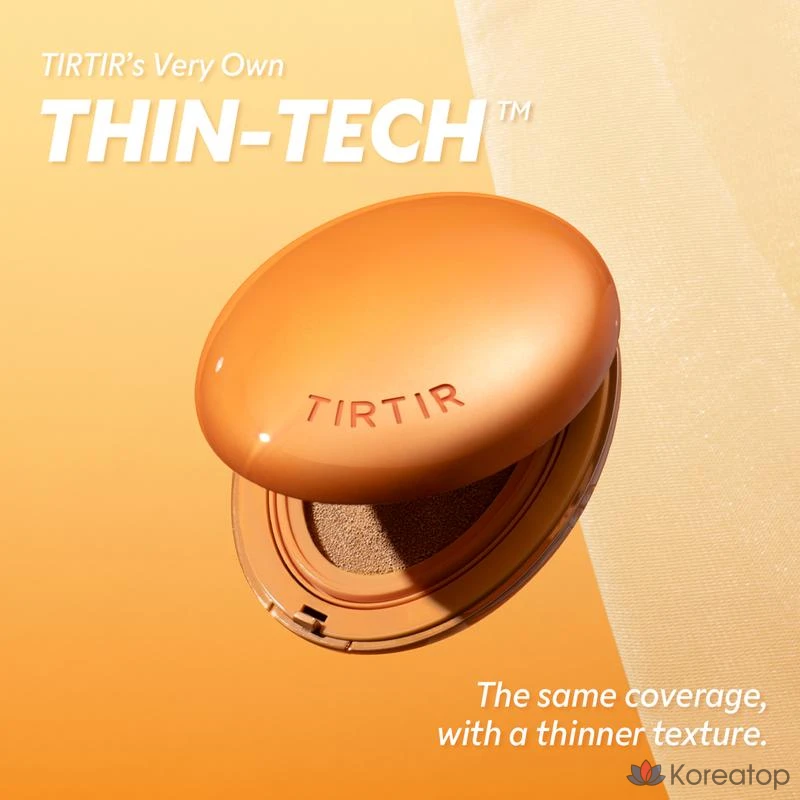 Тональный крем-кушон TIRTIR Mask Fit AI Filter Cushion Foundation, 18 г, Оттенок 1, 27N Camel, фото 6