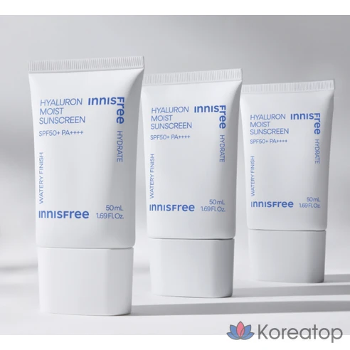 Солнцезащитный крем эссенция гиалуроновая увлажняющая INNISFREE SPF50+ PA++++, 50 мл