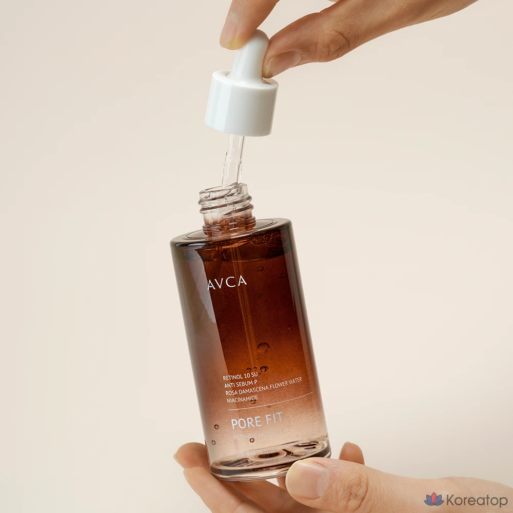 Ампула AVCA Pore Fit Retinol для очищения пор, 100 мл, 1 шт.