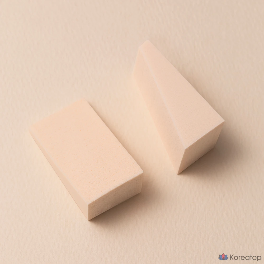 Набор треугольных спонжей для ежедневного макияжа MERZY Daily Makeup, 100 шт., 1 шт.