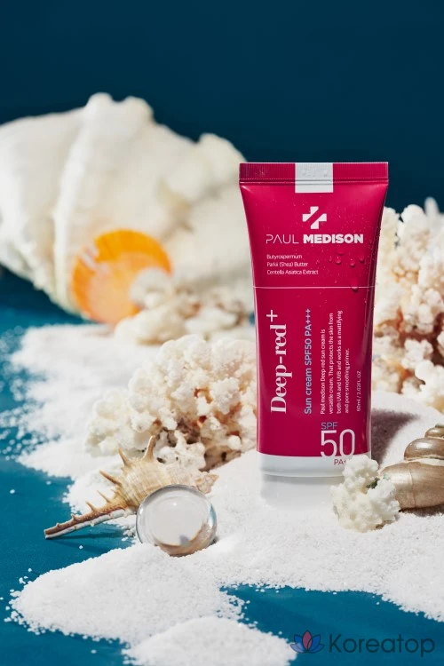 Солнцезащитный крем PAUL MEDISON Deep Red SPF50 PA+++, 60 мл, 1 шт.