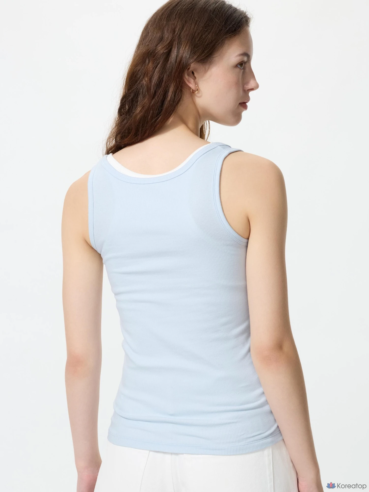 Майка Uniqlo Henley Neck Tank Top