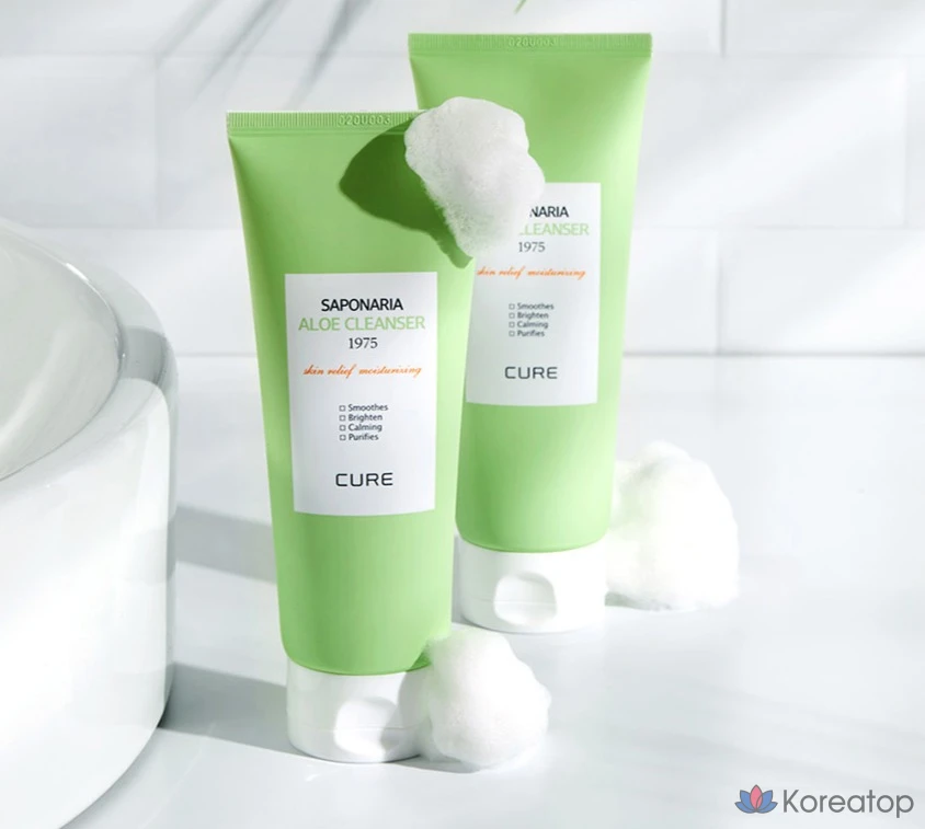 Очищающее средство для лица Kim Jung Moon Aloe La Sense Aloe Cure Saponaria Cleanser 1975, 150 мл, 1 шт.