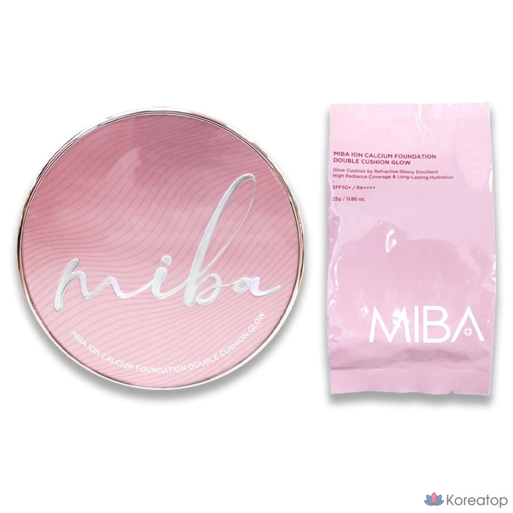 Тональный крем MIBA Wang Cushion Season 3 Double Cushion Glow, 25 г + сменный блок 25 г, 1 шт., Simple No. 21