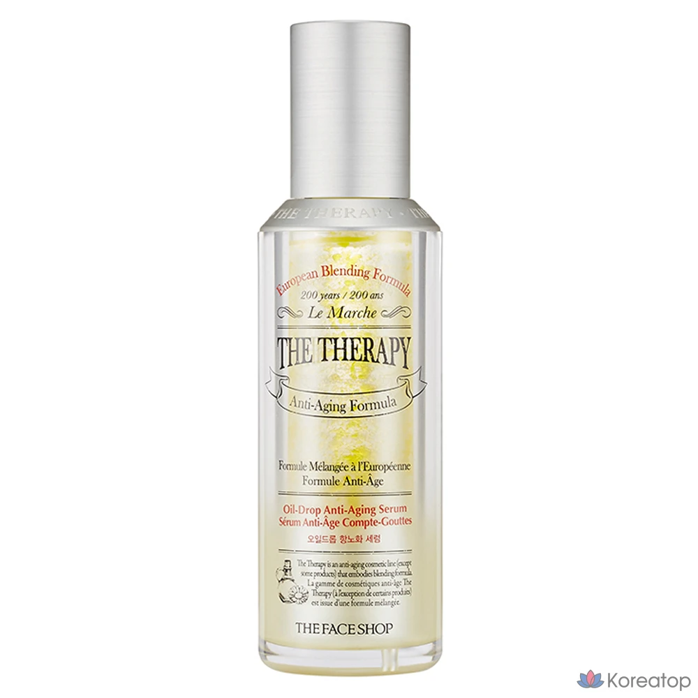 Сыворотка против старения The Face Shop The Therapy Oil Drop, 45 мл, 1 шт.