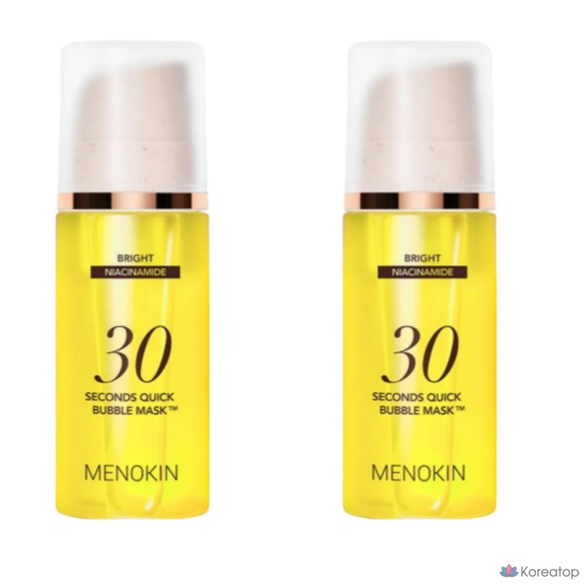 Пенная маска для лица Menokine 30-Second Quick Whitening Radiance Bubble Mask, 95 мл, 2 шт.