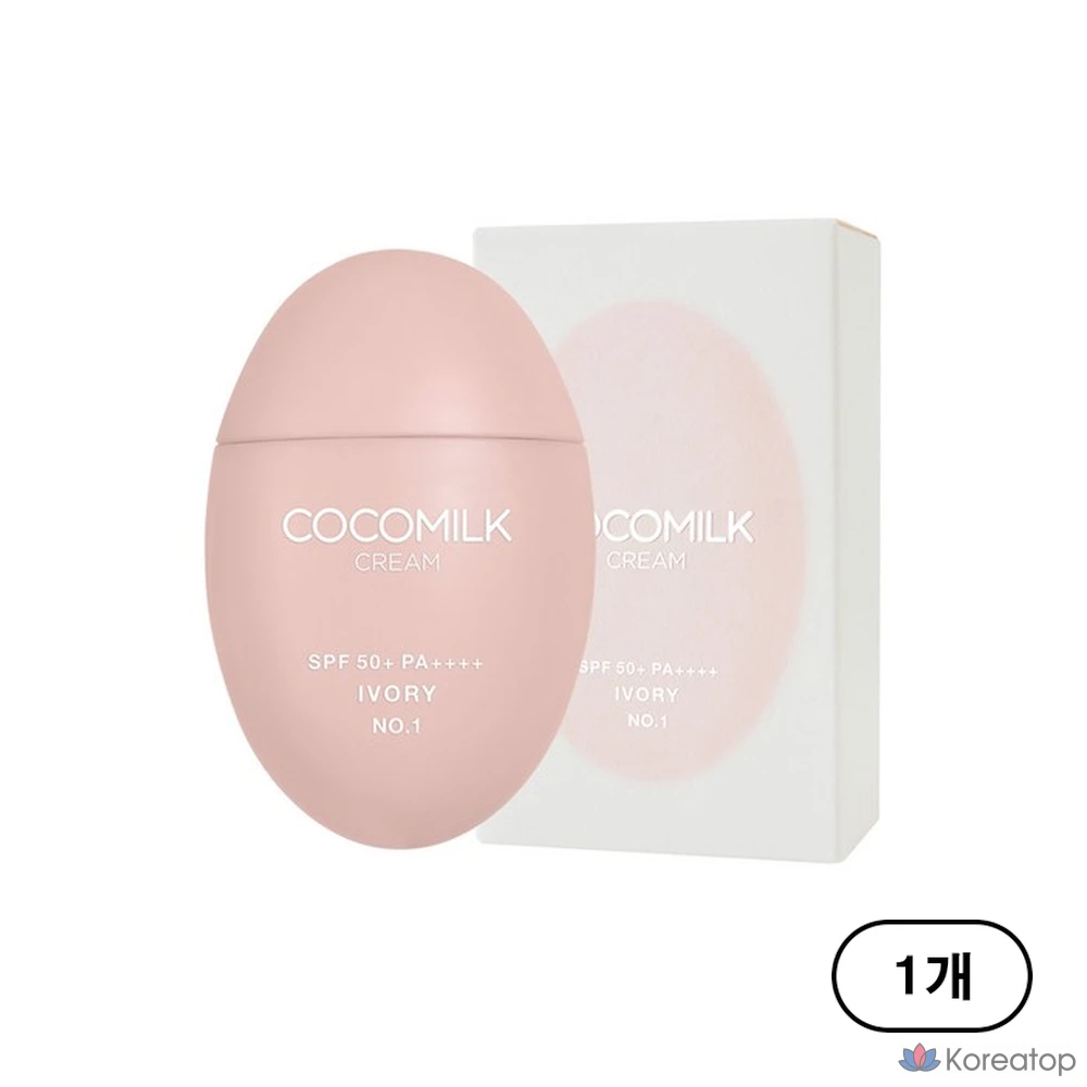 Крем CHOSUNGAH™ Coco Milk Cream SPF50+ PA++++, цвет слоновой кости, 50 г, 1 шт.