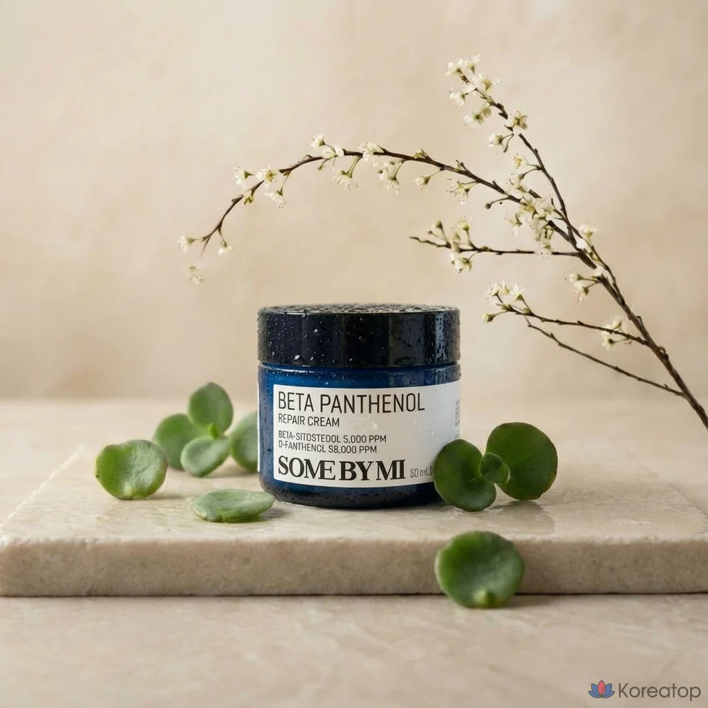 Восстанавливающий крем Some By Mi с бета-пантенолом, успокаивающий, увлажняющий, с высоким содержанием центеллы азиатской, 50 мл, 1 шт.