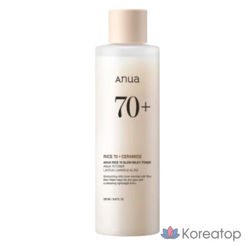 Тоник для лица Anua Rice 70 Glow Milky Toner, 250 мл, 1 шт.