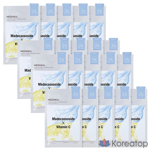 Тканевая маска для лица MEDIHEAL Derma Synergy Wrapping Mask Toning, 20 шт.
