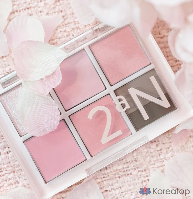 Палетка теней для век 2an Better Me Eye Palette, оттенок 21 Blooming Pink, 1 шт., фото 4