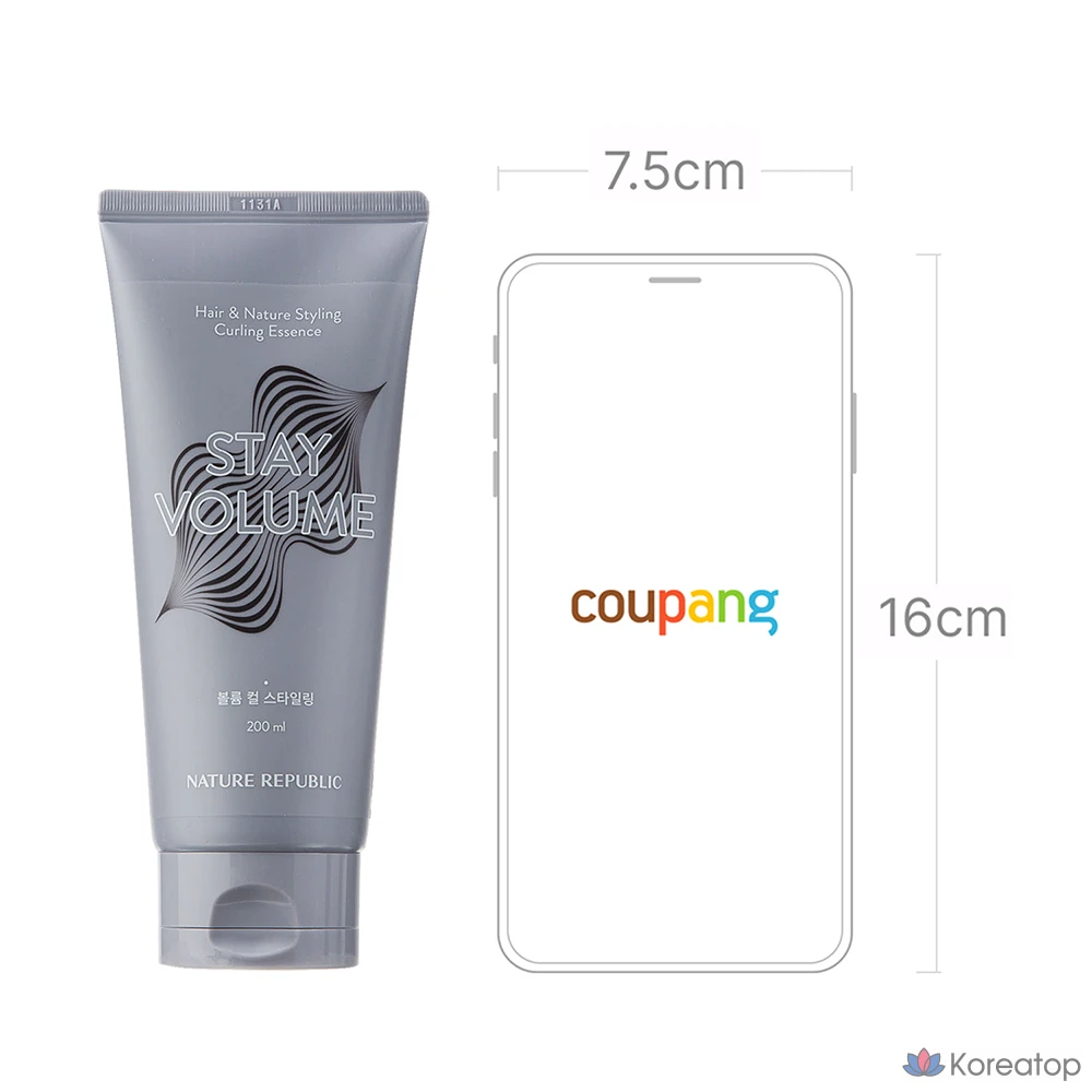 Эссенция для волос Nature Republic Hair &amp; Nature Stay Volume Curling Essence, 200 мл, 1 шт.
