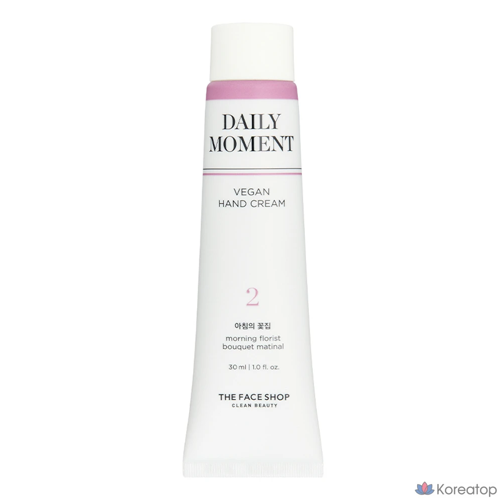 Крем для рук The Face Shop Daily Moment Vegan, аромат «Утренний цветок», 30 мл, 1 шт.