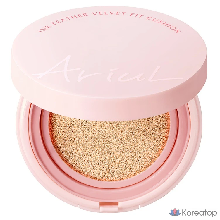 Тональный крем-кушон Ariel Ink Feeder Velvet Fit SPF 50+ PA++++ 12 г, № 3, кремово-бежевый, 1 шт.