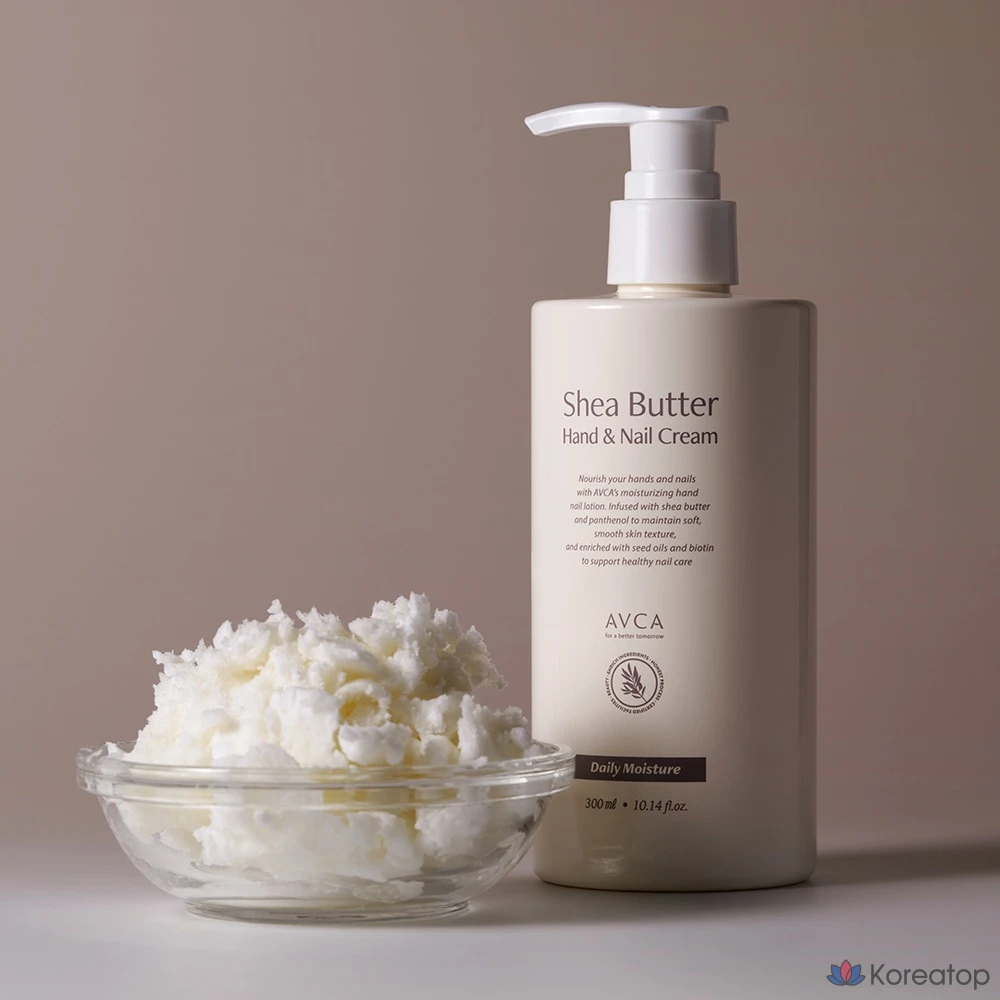 Увлажняющий крем для рук и ногтей AVCA с маслом ши, 1 шт., 300 мл