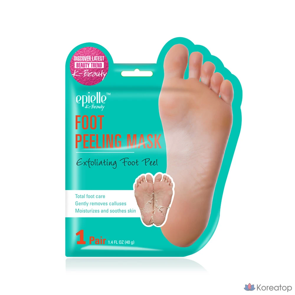Отшелушивающая маска для ног Epielle, 2 шт., 6 шт., фото 2
