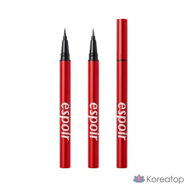 Espoir Подводка-кисть без слияния, насыщенный черный, 1 шт.