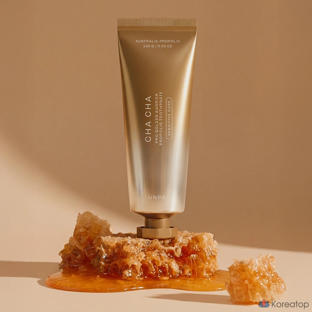 Зубная паста UNPA Cha Cha Pro Golden Barrier Propolis, 100 г, 1 шт.
