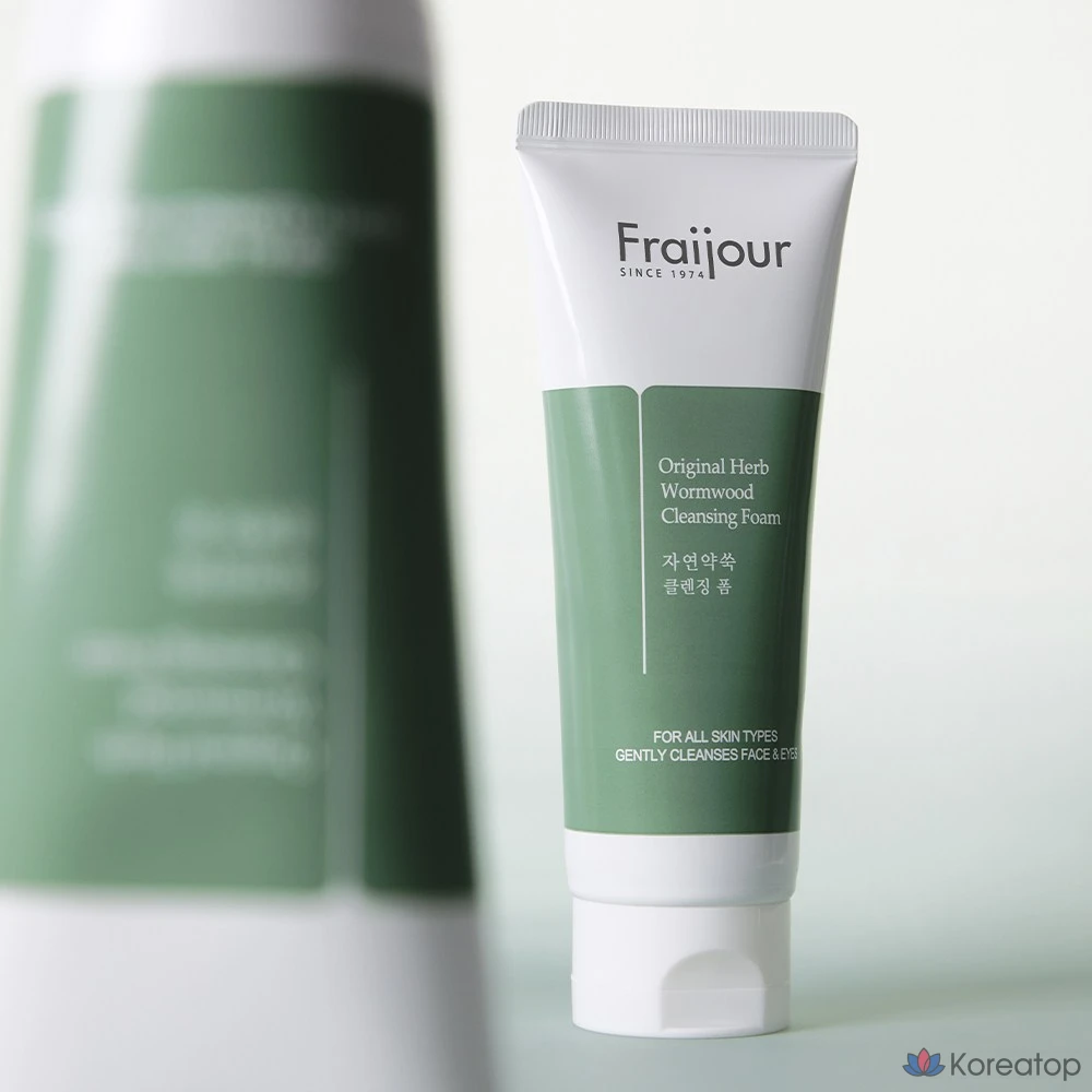 Очищающая пенка Fraijour Original Herb Natural Mugwort Cleansing Foam, 150 мл, 1 шт.