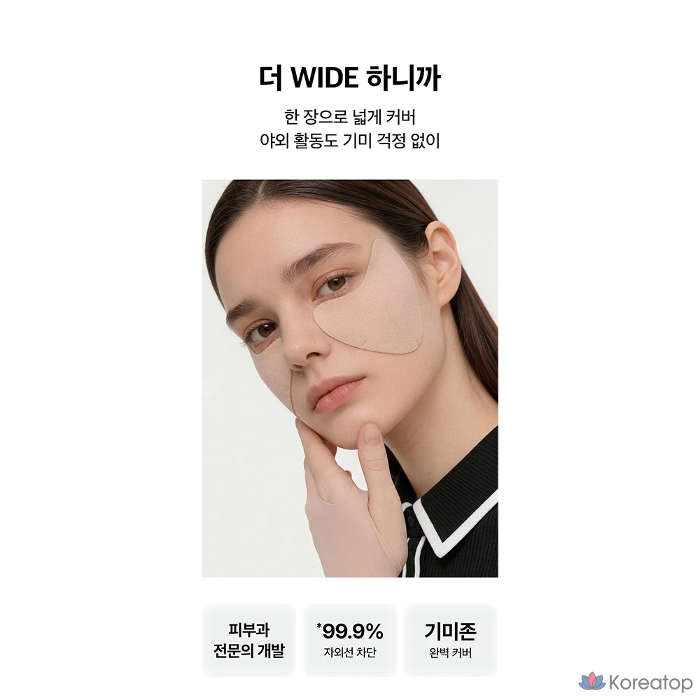 Патчи для лица солнцезащитные Dr. Melaxin UVB 99.9% Sun Patch Cooling Hydrogel Wide Golf, 5 г, 5 шт.