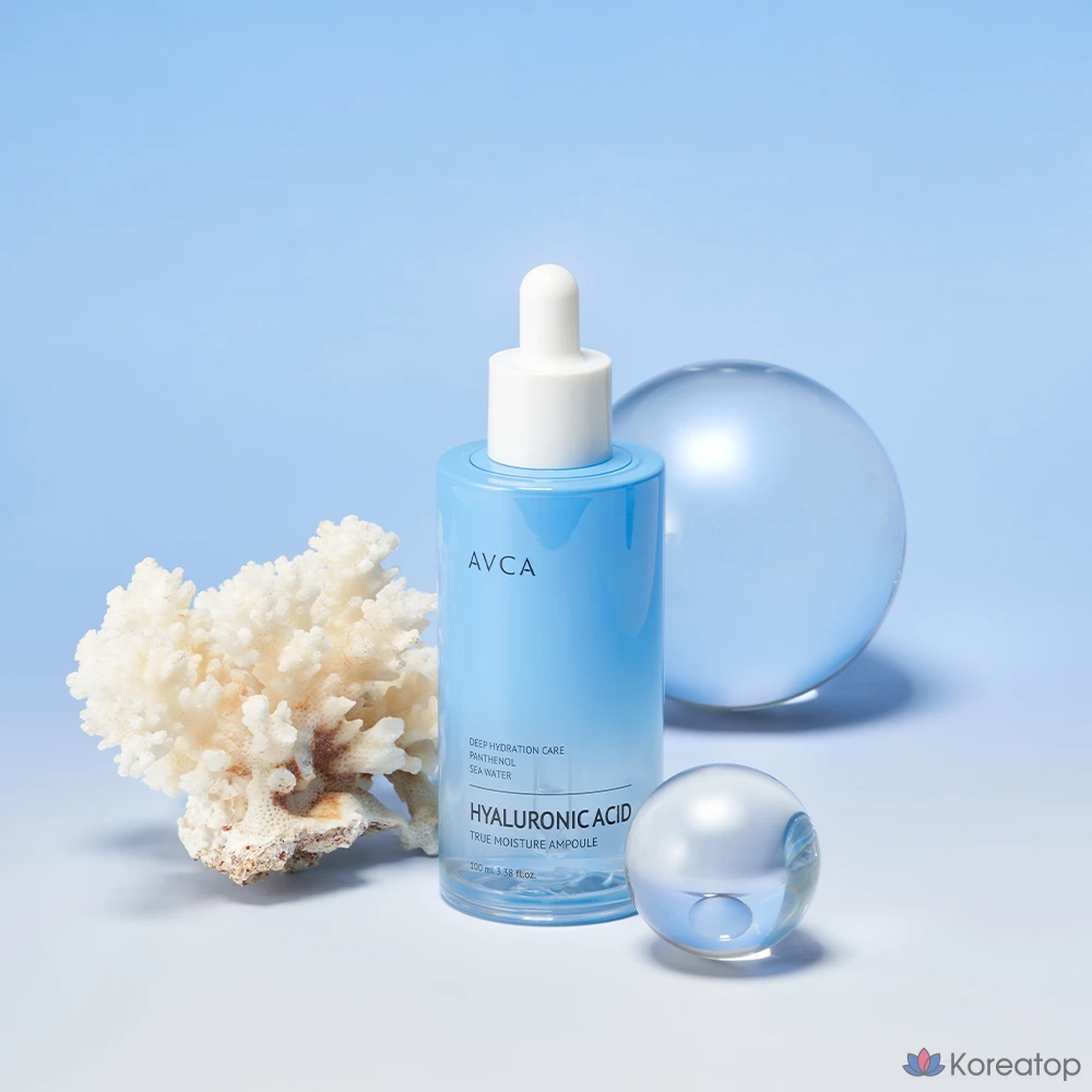 Ампула AVCA True Moisture с низкомолекулярной гиалуроновой кислотой, 100 мл, 1 шт.