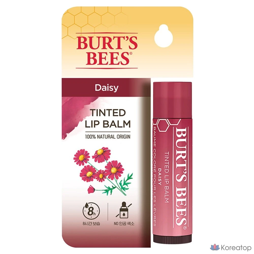 Тонированный бальзам для губ Burt's Bees, оттенок Daisy, 4,25 г, 1 шт.