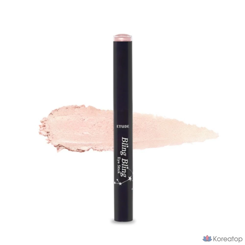 Тени-карандаш для век Etude House Bling Bling, 1,4 г, цвет Apricot Swan Star, 1 шт.