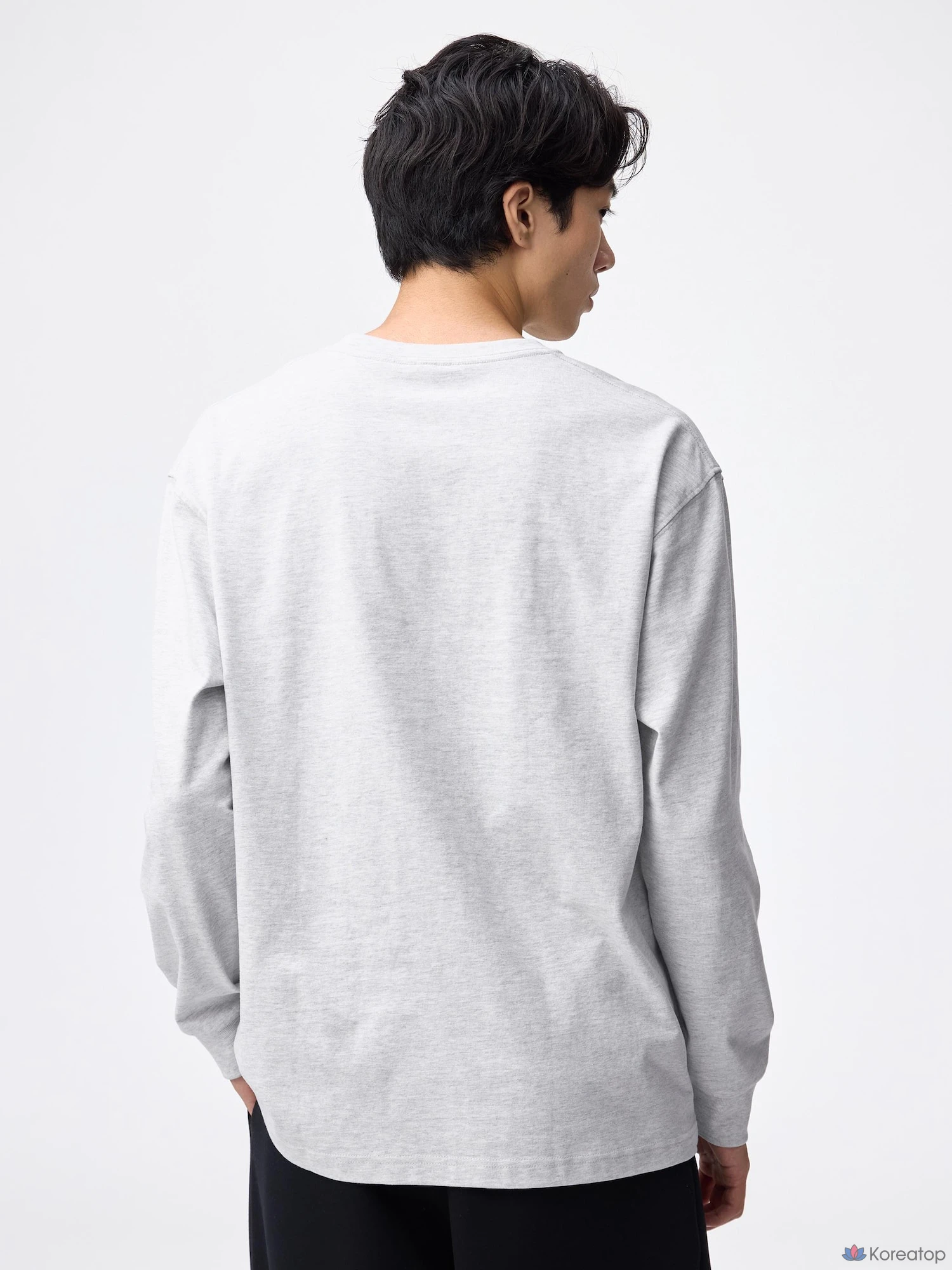 Футболка Uniqlo Heavyweight Crew Neck T-Shirt Long Sleeve