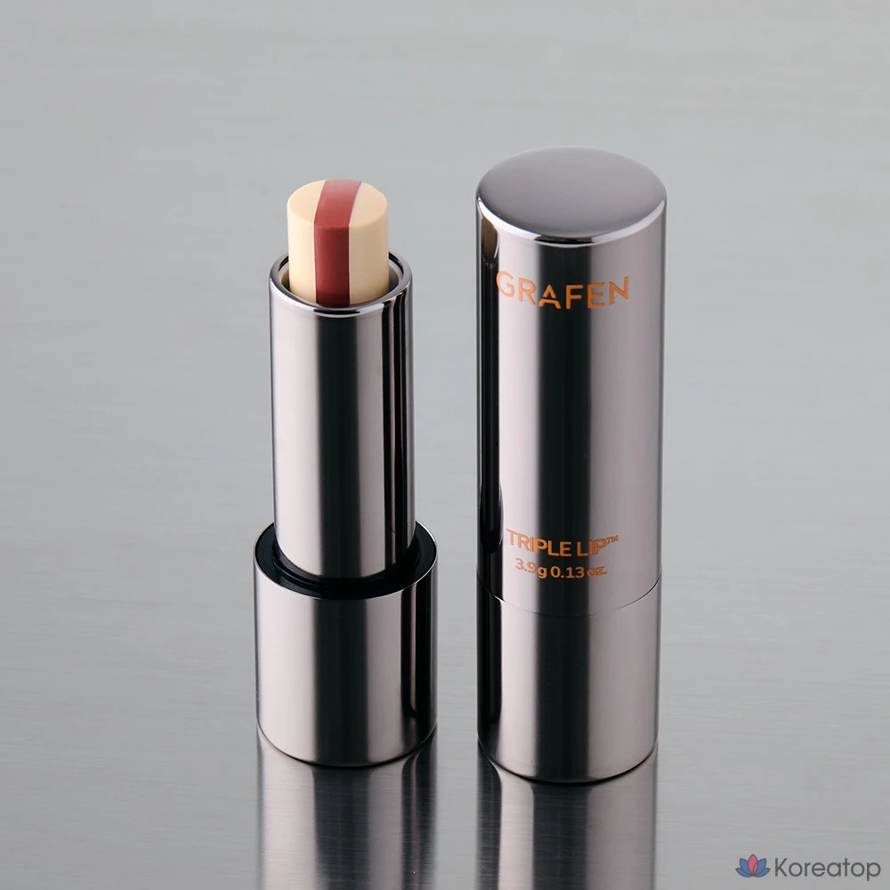 Мужской бальзам для губ GRAFEN Triple Naked, красно-коричневый, 1 шт.