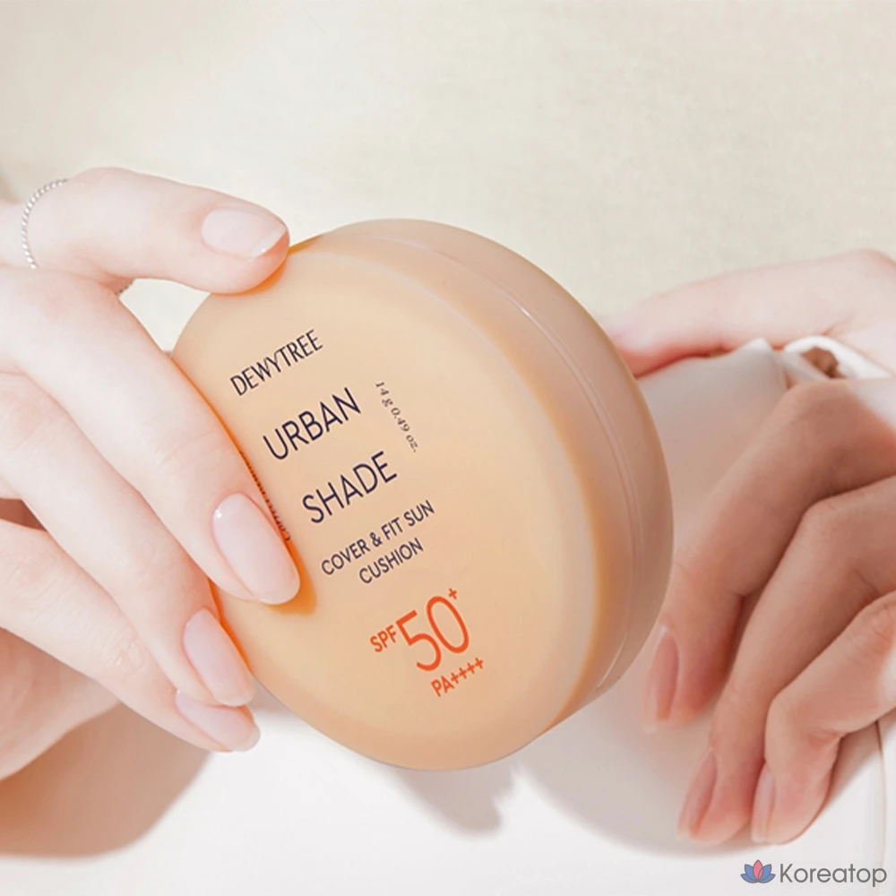 Солнцезащитный крем Dewytree Urban Shade Cover &amp; Fit Sun Cushion SPF50+ PA++++, 14 г, 1 шт.