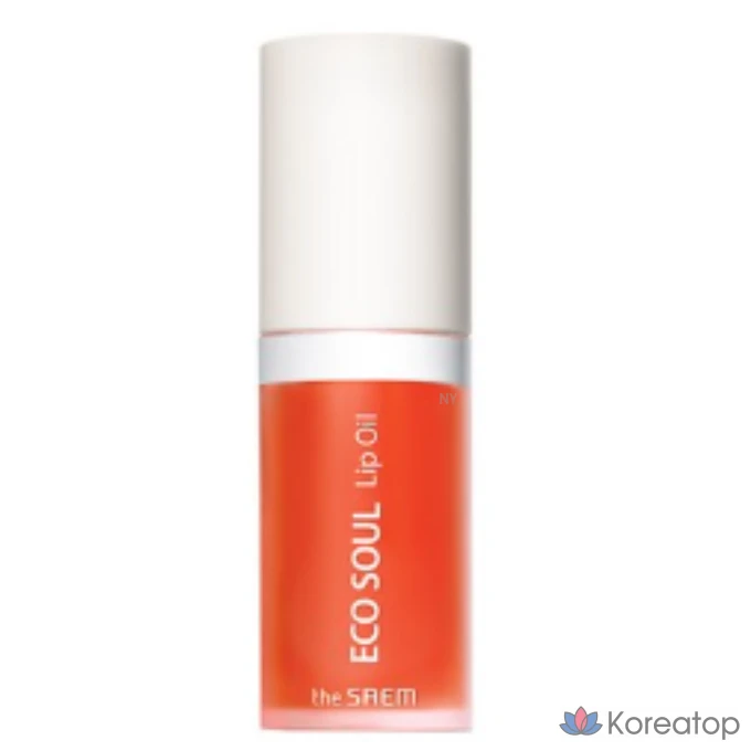 Масло для губ The Saem Eco Soul Lip Oil, JJ (3 грейпфрута), 6 мл, 1 шт.