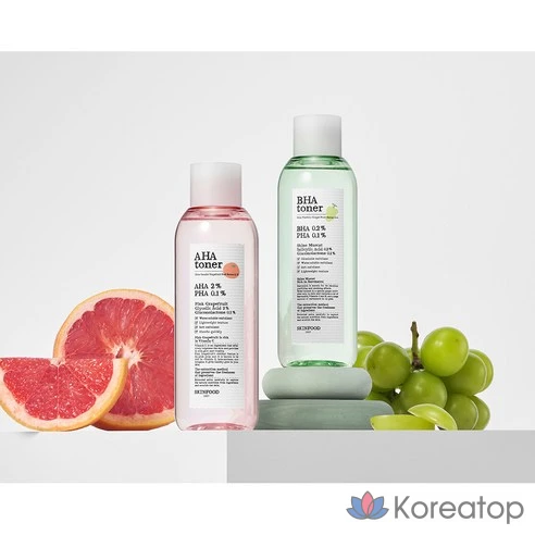 Тонер с BHA Skinfood Shine Muscat, 200 мл