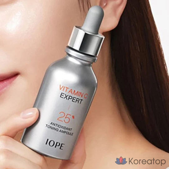 Тонизирующая ампула с антиоксидантом и витамином С IOPE Vitamin C Expert, 1 шт., 23 мл