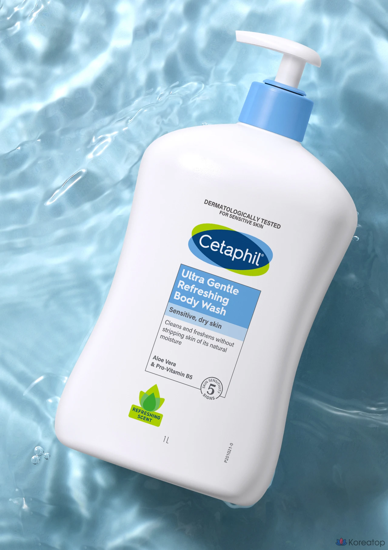 Освежающий гель для душа Cetaphil Ultra Gentle, 1 л, 1 шт.