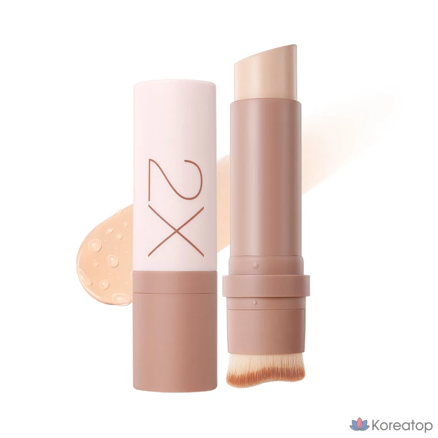 Тональный крем CHOSUNGAH Super Fit Cover Foundation, 2 шт. по 12 г, оттенок № 2, песочно-бежевый, 1 шт.