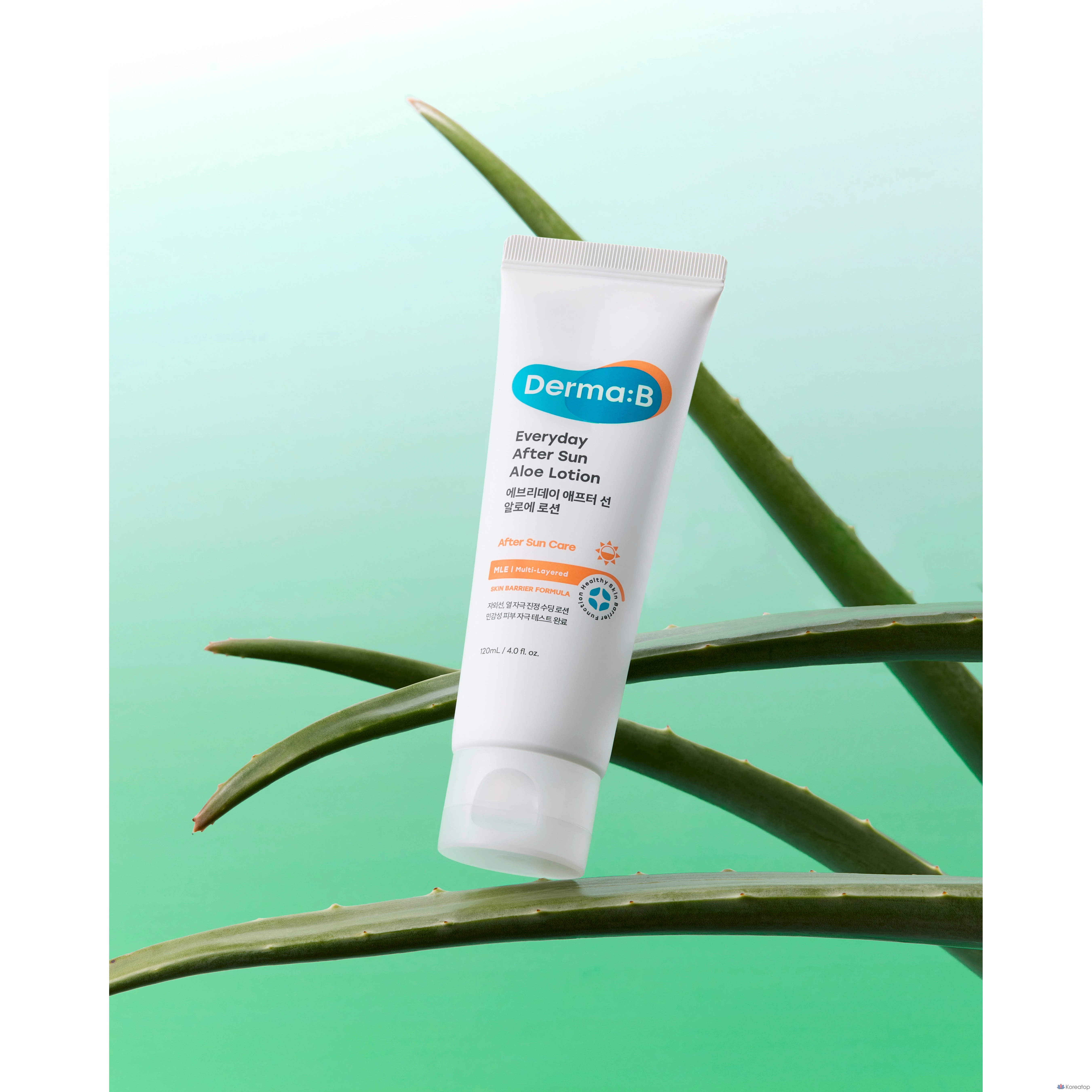 Увлажняющий лосьон после загара DERMA:B Everyday After Sun Aloe Lotion, 120 мл, 1 шт.