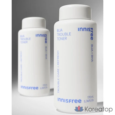 INNISFREE Освежающий тоник с маслом семян торреи и BHA кислотами для проблемной кожи, 170 мл