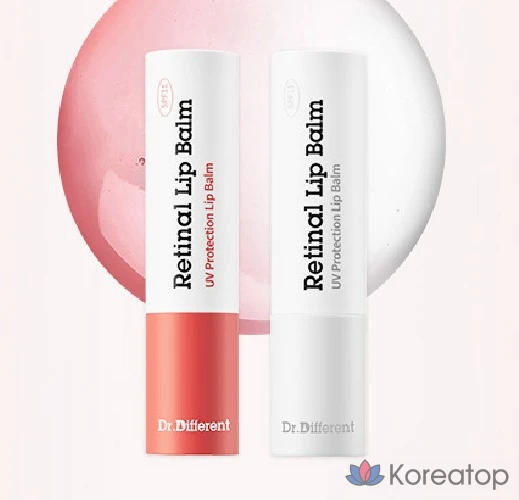 Ретинальный бальзам для губ Dr. Different, тонированный, 4 г, 1 шт.