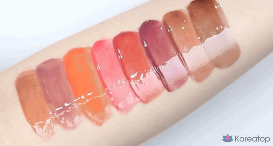 Тинт для губ Heart Percent Dot On Mood Oneway Gloy Tint, оттенок 19 Gentle Pink, 1 шт., фото 6