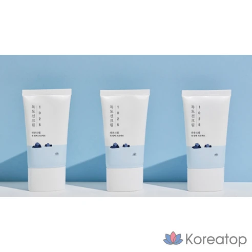 Солнцезащитный крем Round Wrap 1025 Dokdo SPF