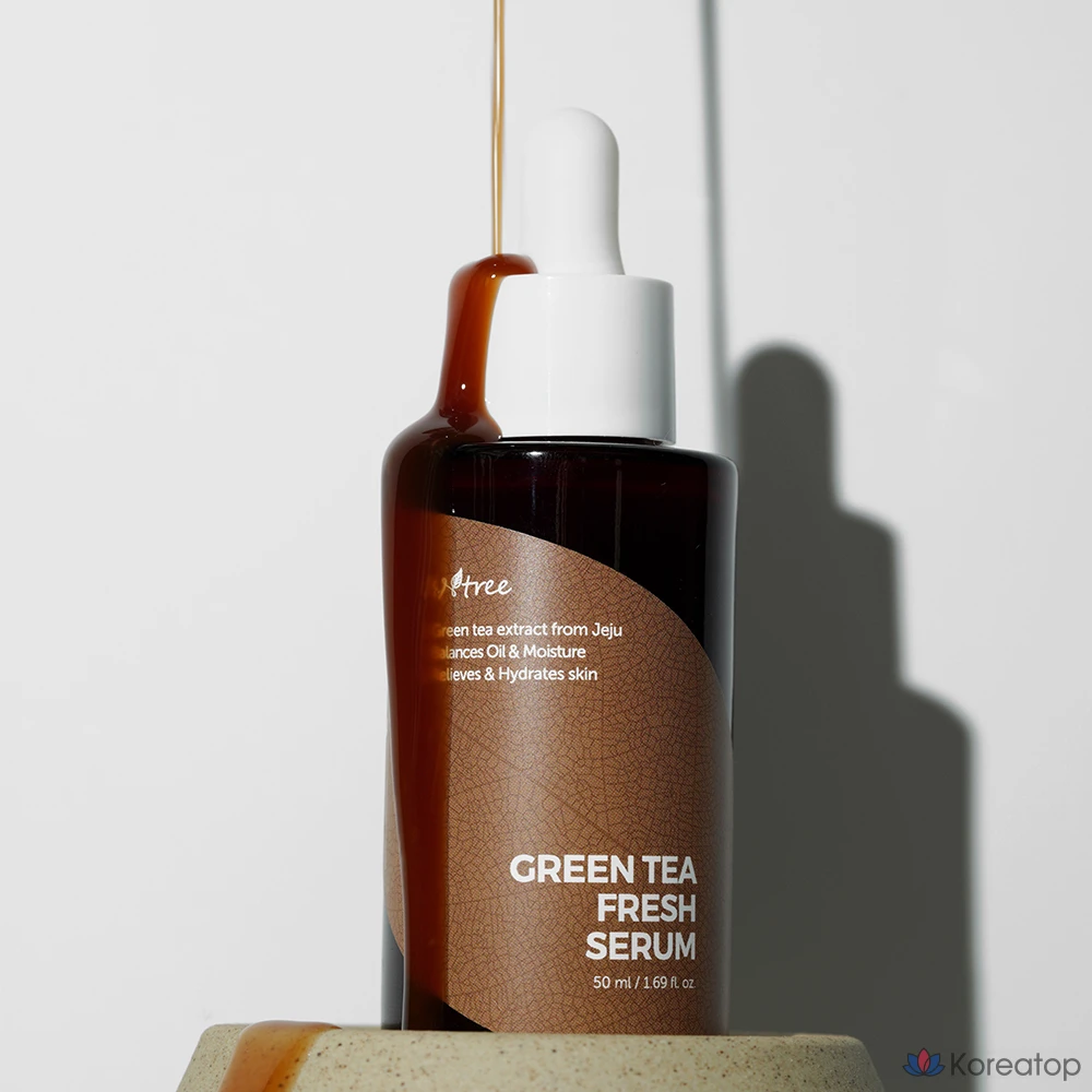 Сыворотка для лица Isntree Green Tea Fresh Serum, 50 мл, 1 шт.