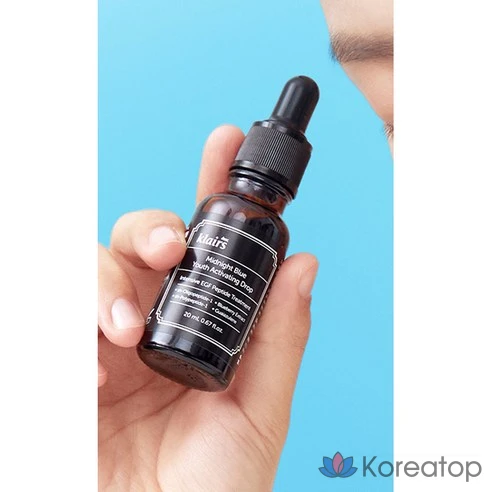 dear, Klairs Антивозрастная регенерирующая сыворотка для ухода за кожей лица Midnight Blue Youth Activating Drop, 20 мл