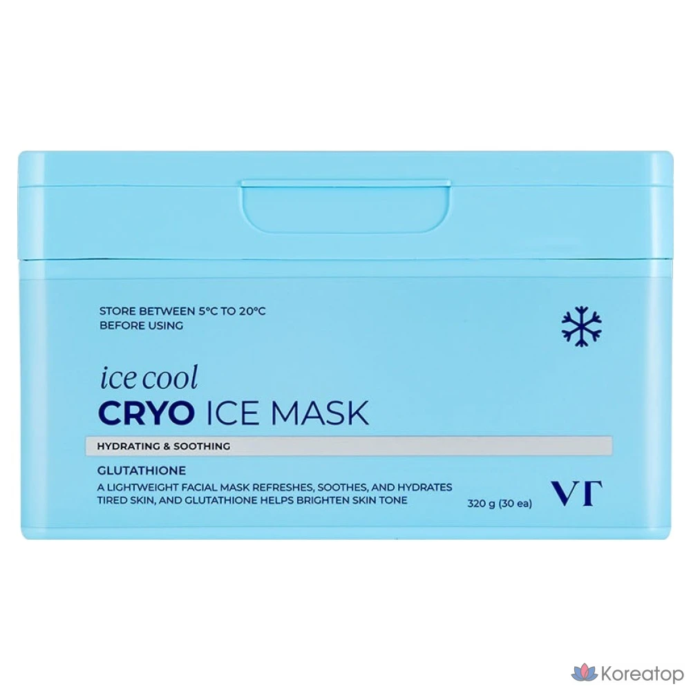 Криомаска VT Cosmetic, 1 шт., 30 штук