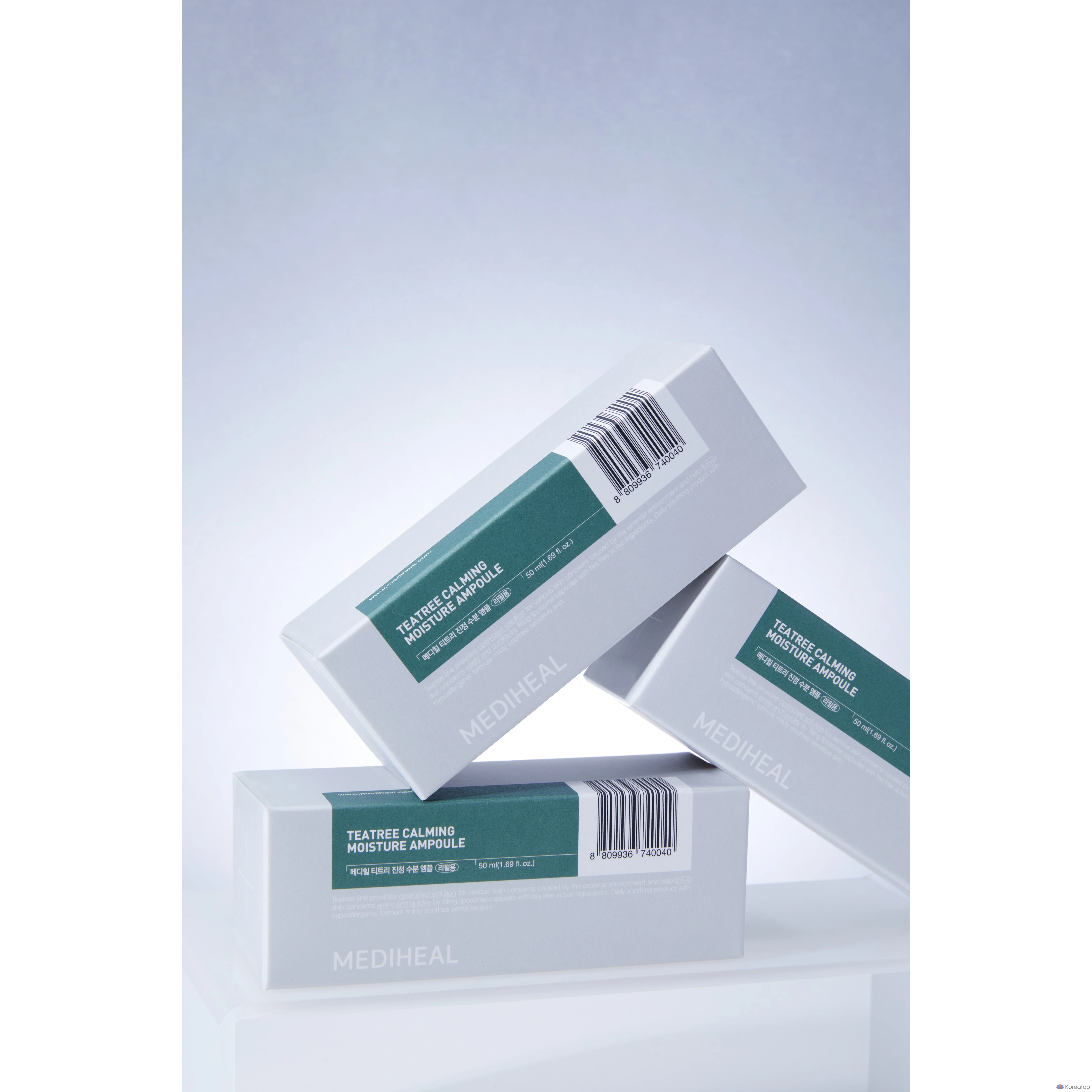 Сменный блок увлажняющей ампулы Mediheal с маслом чайного дерева, 1 шт., 50 мл.